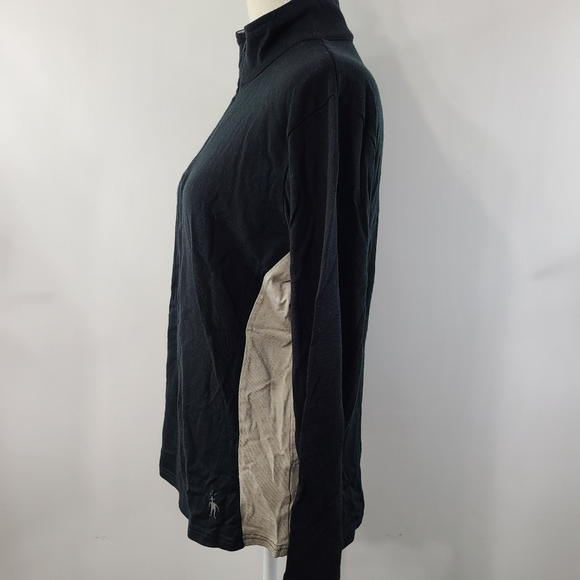 Smartwool Merino 250 Baselayer Long Sleeve Lightweight Wool Quarter Zip Sweater - Picture 8 of 11